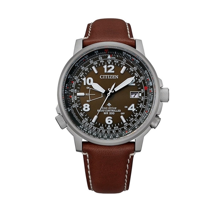 Citizen Orologio Uomo Eco-Drive Radio Controlled – Cassa 42mm, Vetro Zaffiro, 200m