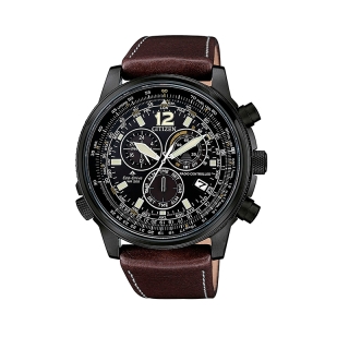 Orologio da uomo Radiocontrollato Crono Pilot Acciaio di Citizen.