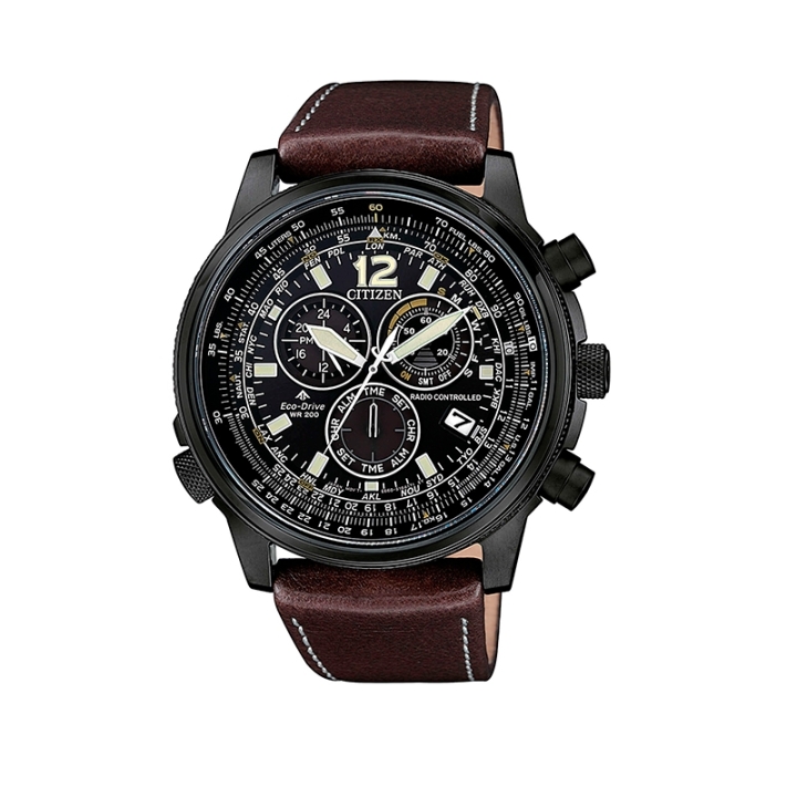Orologio da uomo Radiocontrollato Crono Pilot Acciaio di Citizen.