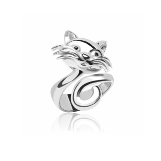 Anello in argento 925 rodiato di La Gatta Gioielli. Made in Italy.