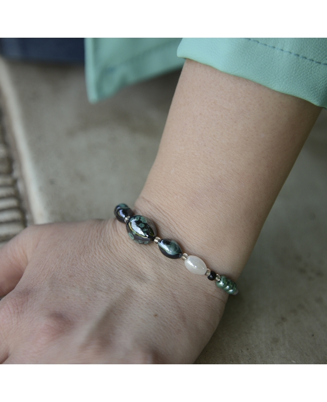 Bracciale Crevan di Antica Murrina con perle di vetro di Murano con varie lavorazioni veneziane. Bracciale Crevan di Antica Murrina con perle di vetro di Murano con varie lavorazioni veneziane.