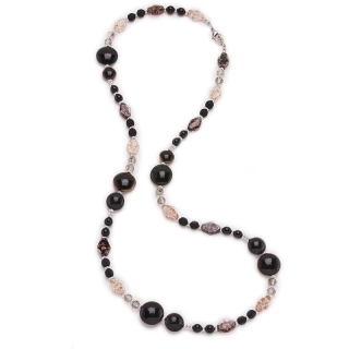 Collana lunga top modello Madame della collezione Diva di Antica Murrina, limited edition