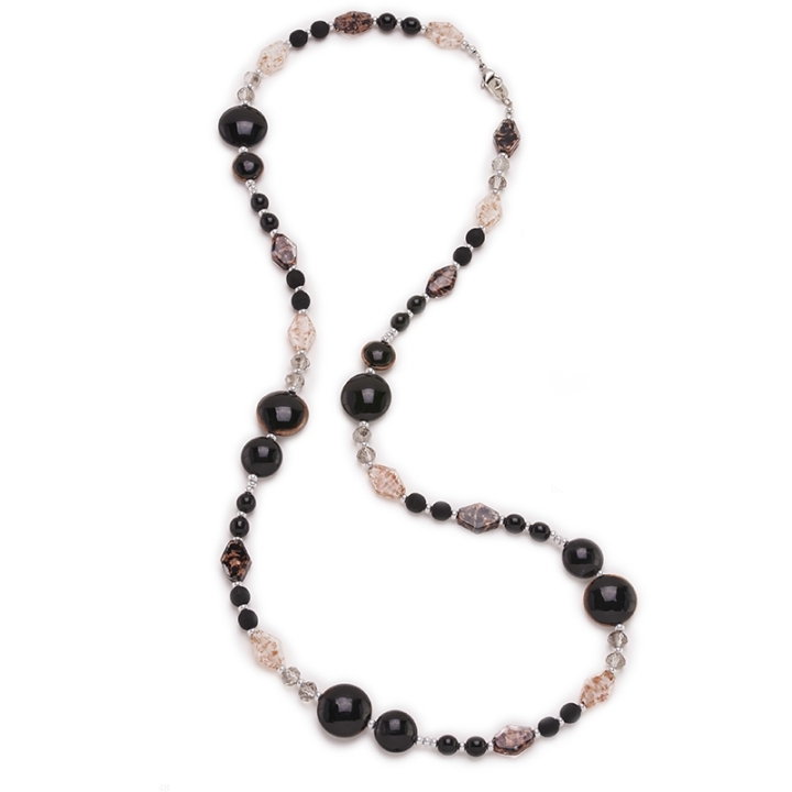 Collana lunga top modello Madame della collezione Diva di Antica Murrina, limited edition