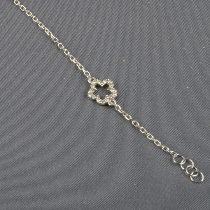 Selezione Ravelli | Braccialetto in oro bianco con Stella, Cuore e Fiore