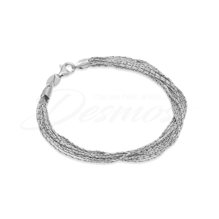 Desmos | Bracciale Spark multifilo in argento 925