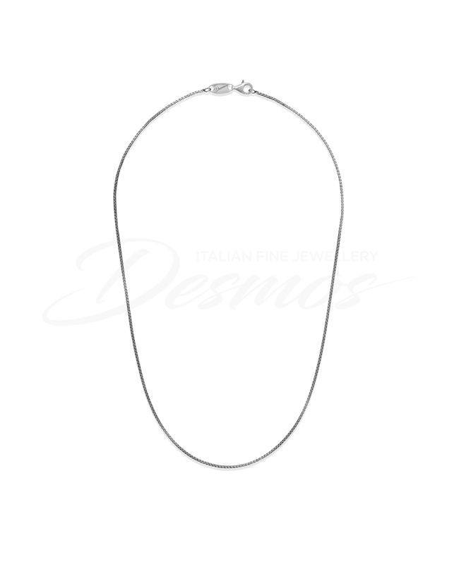 Collana della collezione Pendant di Desmos in argento 925 rodiato.