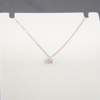 Diamanti | Girocollo Punti luce in oro bianco 18 kt e diamanti