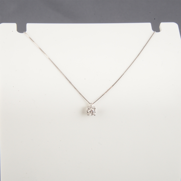 Diamanti | Girocollo Punto luce in oro bianco 18 kt e diamanti MP52-37D
