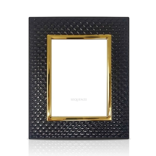 Sequenze. Portafoto collezione Pigna Nera. Misure 13x18 cm. Made in Italy.