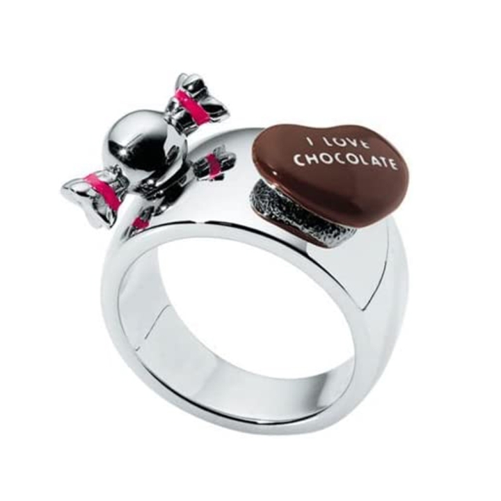 Anello Morellato donna in acciaio 316L della collezione Happy.