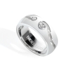 Anello Morellato donna in acciaio 316L medicale con cristallo bianco. Misura 16. Made in Italy.