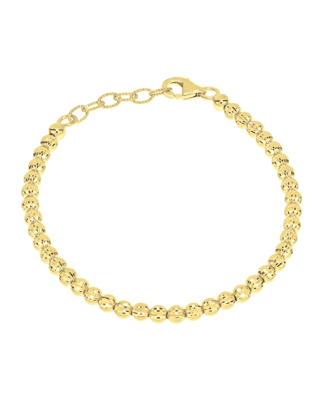 Desmos | Bracciale Crystal in argento 925 placcato oro