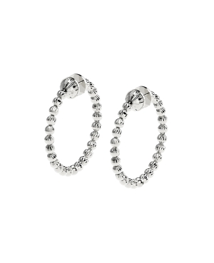 Desmos | Orecchini Crystal Hoop in argento 925