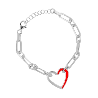 Desmos | Bracciale Scarlet Gravity in argento 925