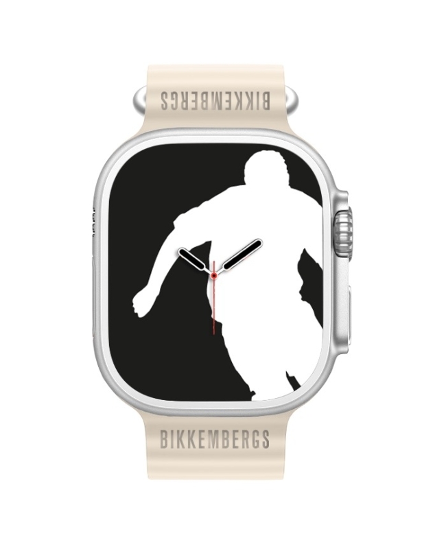 Bikkembergs | Smart watch Big Size IPS + Off White Ocean Strap