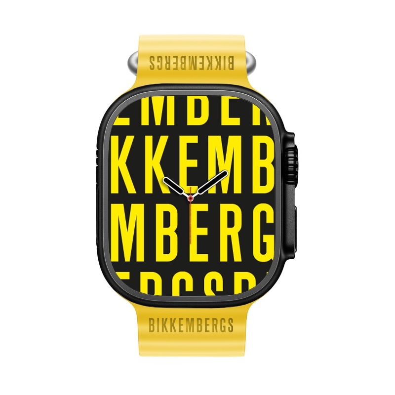 Bikkembergs | Smart watch Big Size IPB + Yellow Ocean Strap