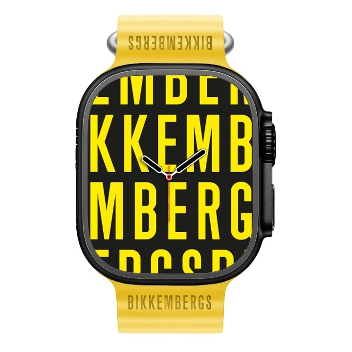 Bikkembergs | Smart watch Big Size IPB + Yellow Ocean Strap