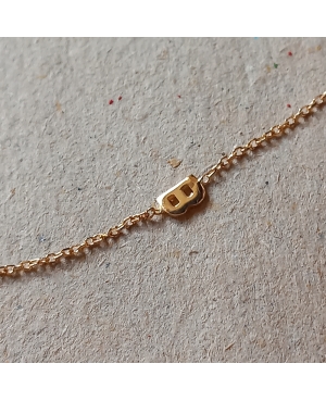 Selezione Ravelli | Braccialetto in oro 18kt con Iniziale