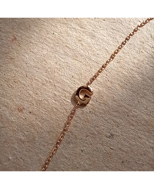 Selezione Ravelli | Braccialetto in oro 18kt con Iniziale Selezione Ravelli | Braccialetto in oro 18kt con Iniziale