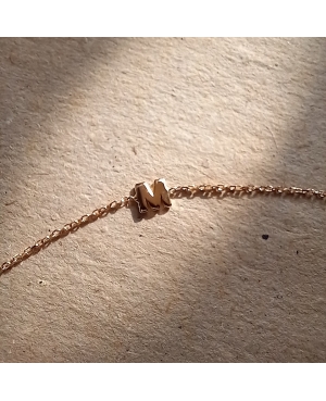 Selezione Ravelli | Braccialetto in oro 18kt con Iniziale