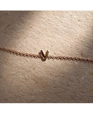 Selezione Ravelli | Braccialetto in oro 18kt con Iniziale