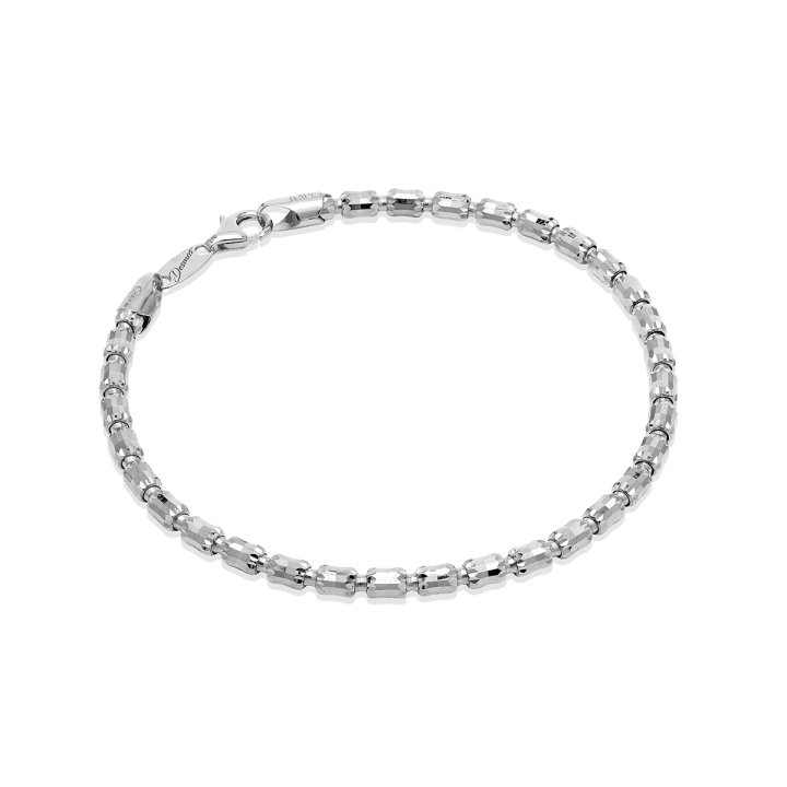 Desmos | BRACCIALE BARREL CRYSTAL in argento 925 rodiato