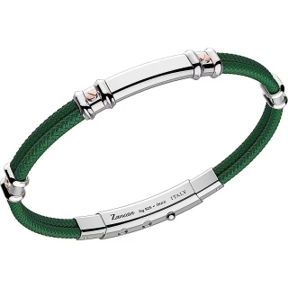 Zancan | Bracciale da uomo verde in Klevar