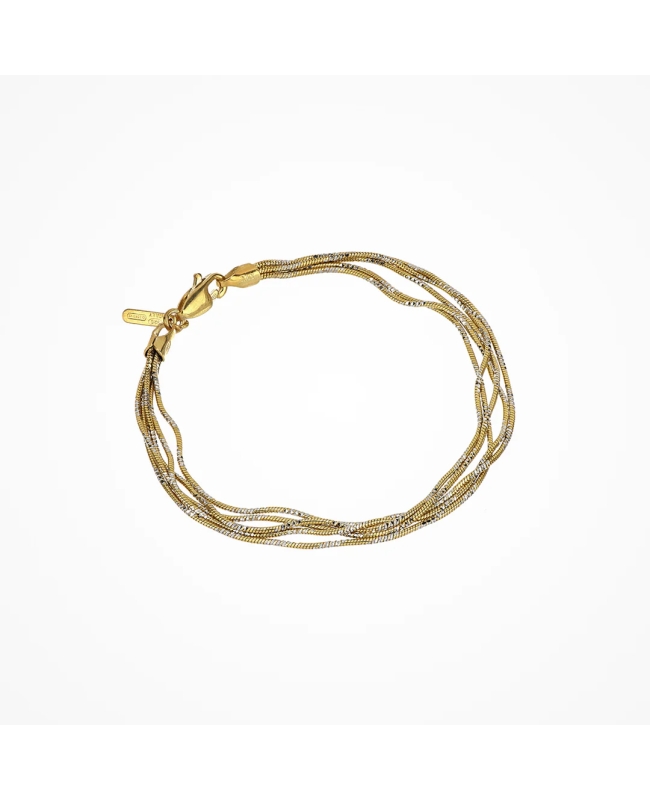 Desmos | Bracciale Soul 5 file in argento