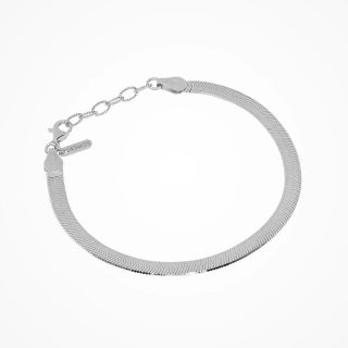 Desmos | Bracciale Herringbone in argento