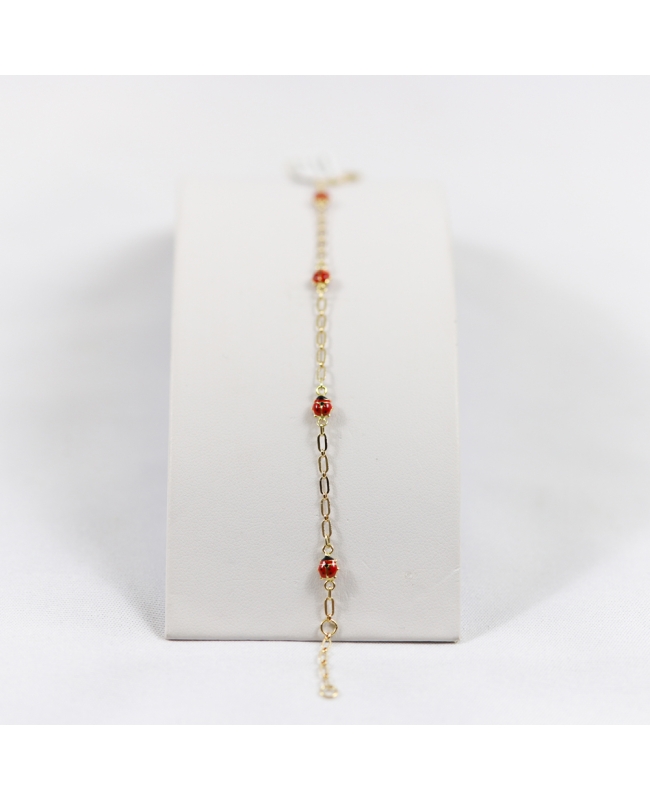 Selezione Ravelli | Bracciale coccinelle in oro giallo Selezione Ravelli | Bracciale coccinelle in oro giallo
