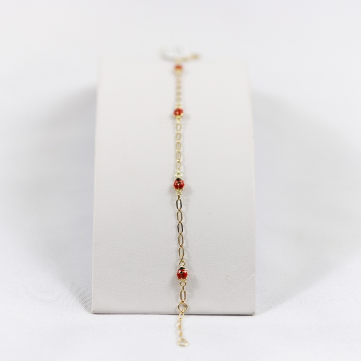 Selezione Ravelli | Bracciale coccinelle in oro giallo