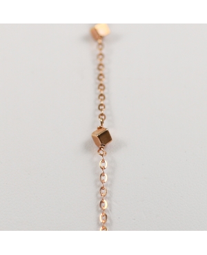Selezione Ravelli | Bracciale cubi in oro rosè