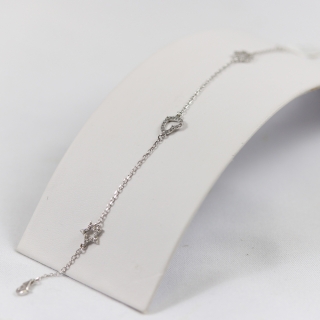Selezione Ravelli | Bracciale cuore, stella e fiore