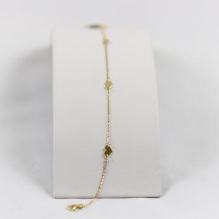 Selezione Ravelli | Bracciale Cuori in oro