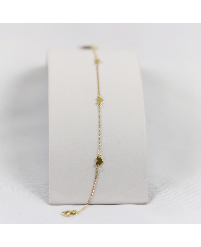 Selezione Ravelli | Bracciale Cuori in oro