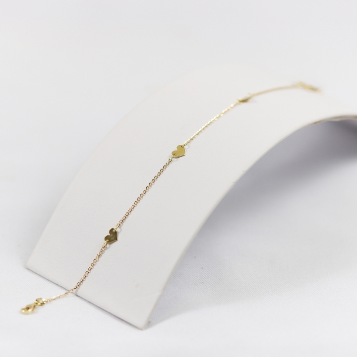 Selezione Ravelli | Bracciale Cuori in oro