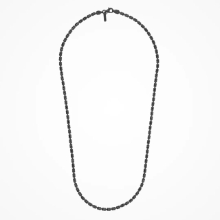 Desmos | Collana Barrel Crystal argento brunito