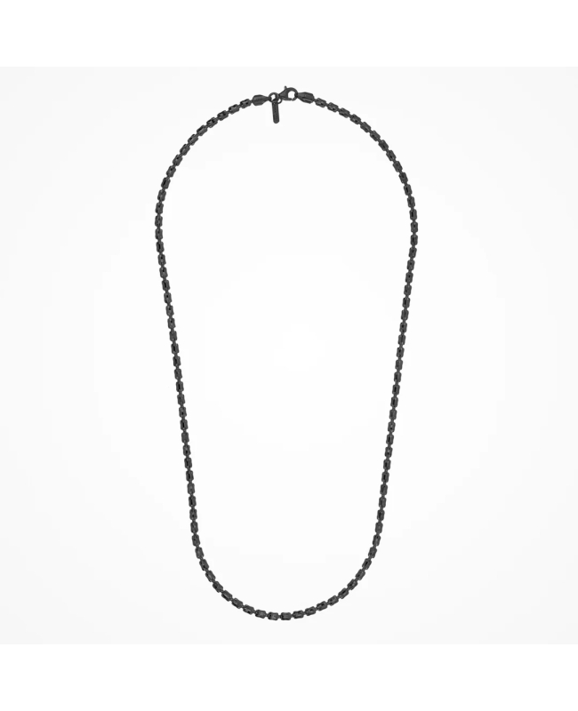 Desmos | Collana Barrel Crystal argento brunito Desmos | Collana Barrel Crystal argento brunito