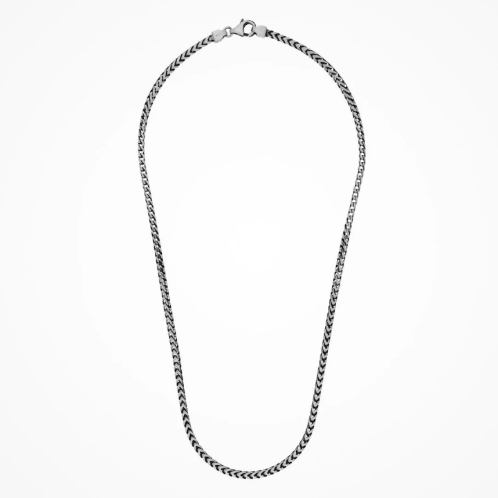 Desmos | Collana Fish Bone in argento brunito