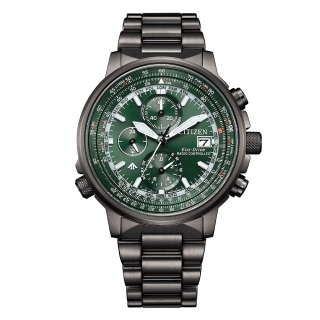 Citizen radiocontrollato Crono Pilot Acciaio 41mm.