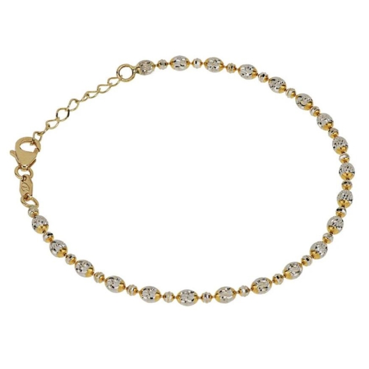 Desmos | Bracciale Lovely in oro bianco e giallo