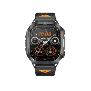 Smarty | Smartwatch Amoled Nero e Arancione