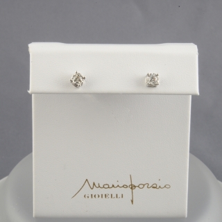 Diamanti | Orecchini Punti luce Starlight in oro bianco 18 kt e diamanti MP85-199D