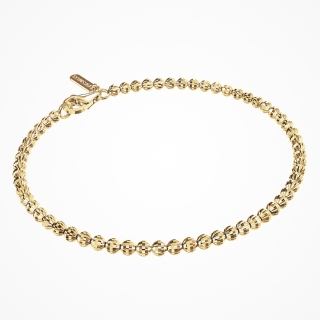 Desmos | Bracciale Crystal in argento 925 placcato oro giallo