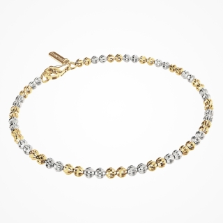 Desmos | Bracciale Crystal in argento 925 placcato oro giallo