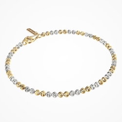 NOVICA Donna Collana in argento .925 22k oro giallo placcato, 18.25, 'Golden Wave' Oro/Argento/Giallo