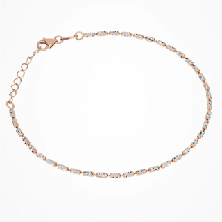DESMOS | Bracciale Candy oro bianco e rosè