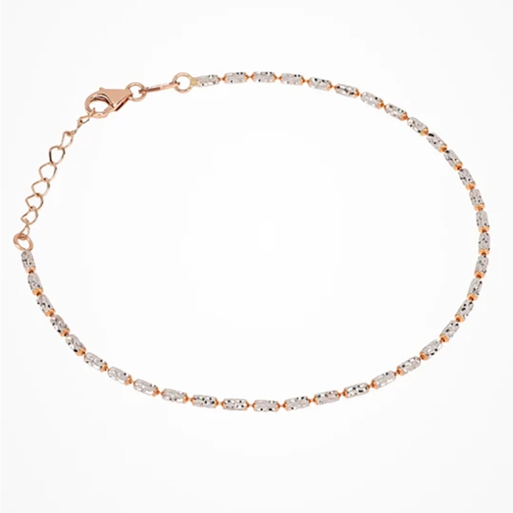 DESMOS | Bracciale Candy oro bianco e rosè