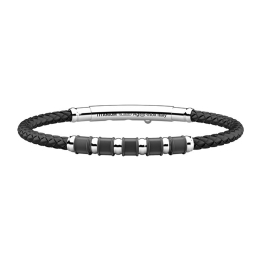 Zancan | Bracciale uomo in argento e titanio  ETB140