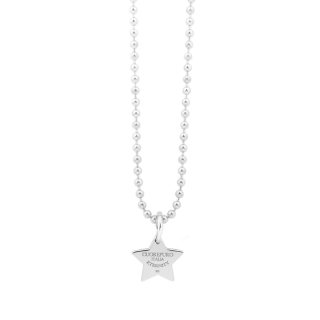 Stelle dei desideri - Collana argento cm 45